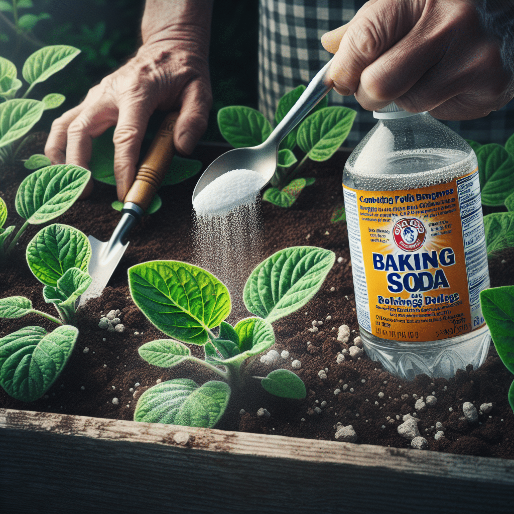 Peut on arroser les plantes avec du bicarbonate de soude - crédits Dall E 3