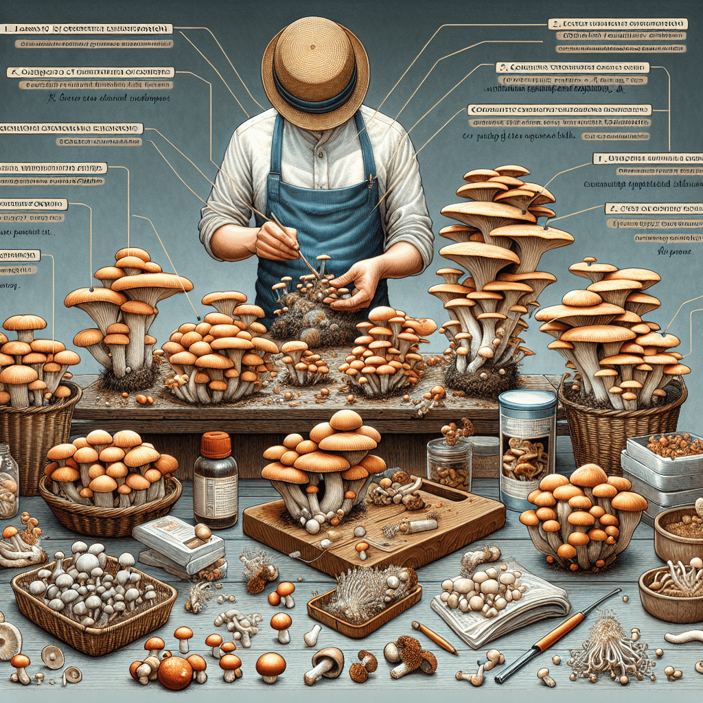 Faire pousser des champignons - crédits Dall E 3