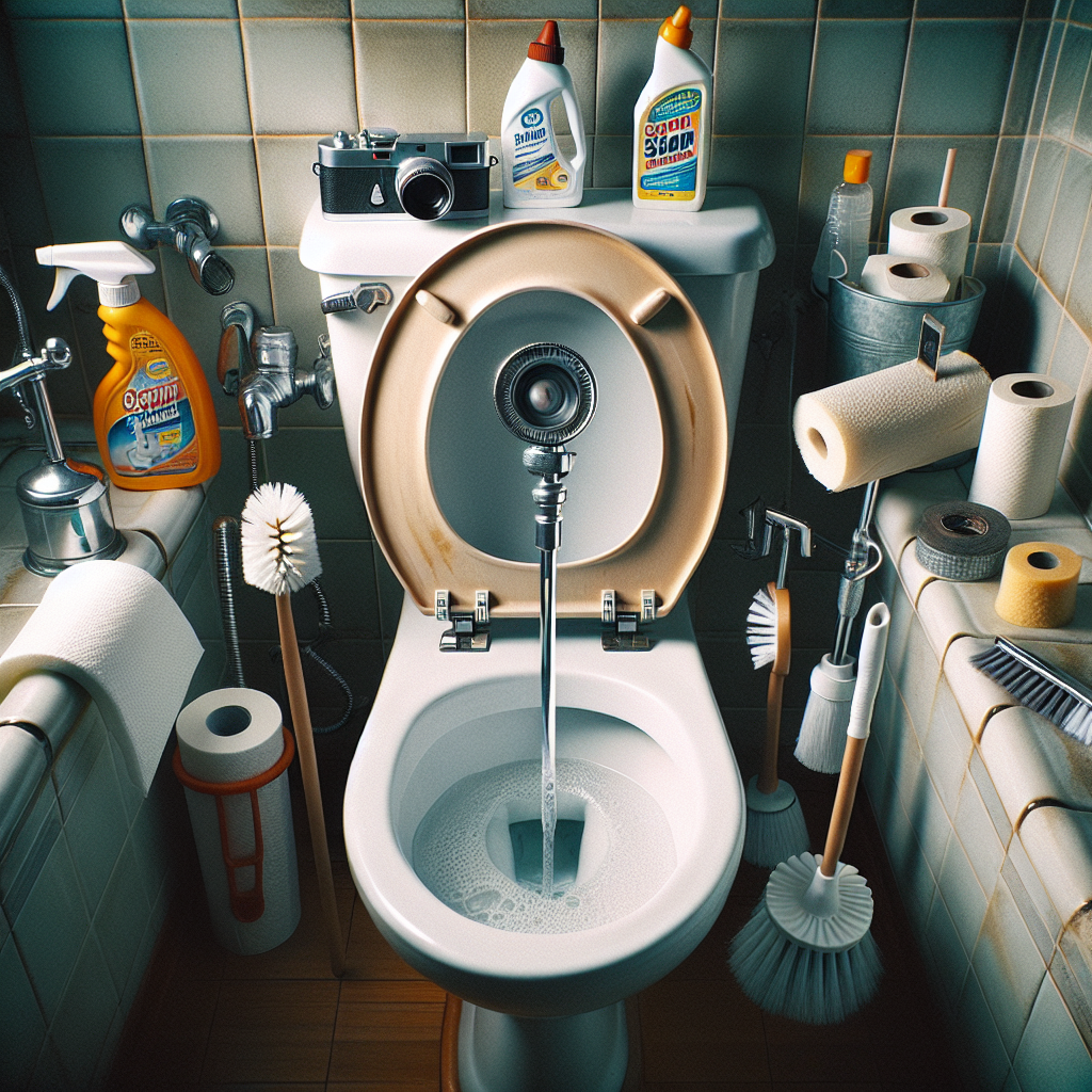 Comment nettoyer les toilettes - credits Dall E 3