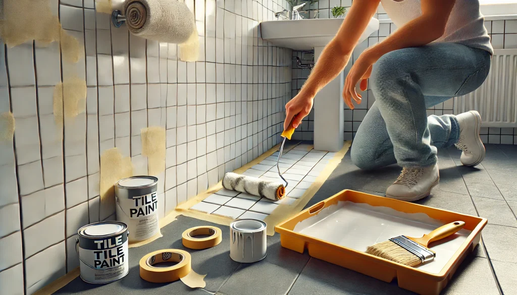 Comment peindre un carrelage de salle de bain ?