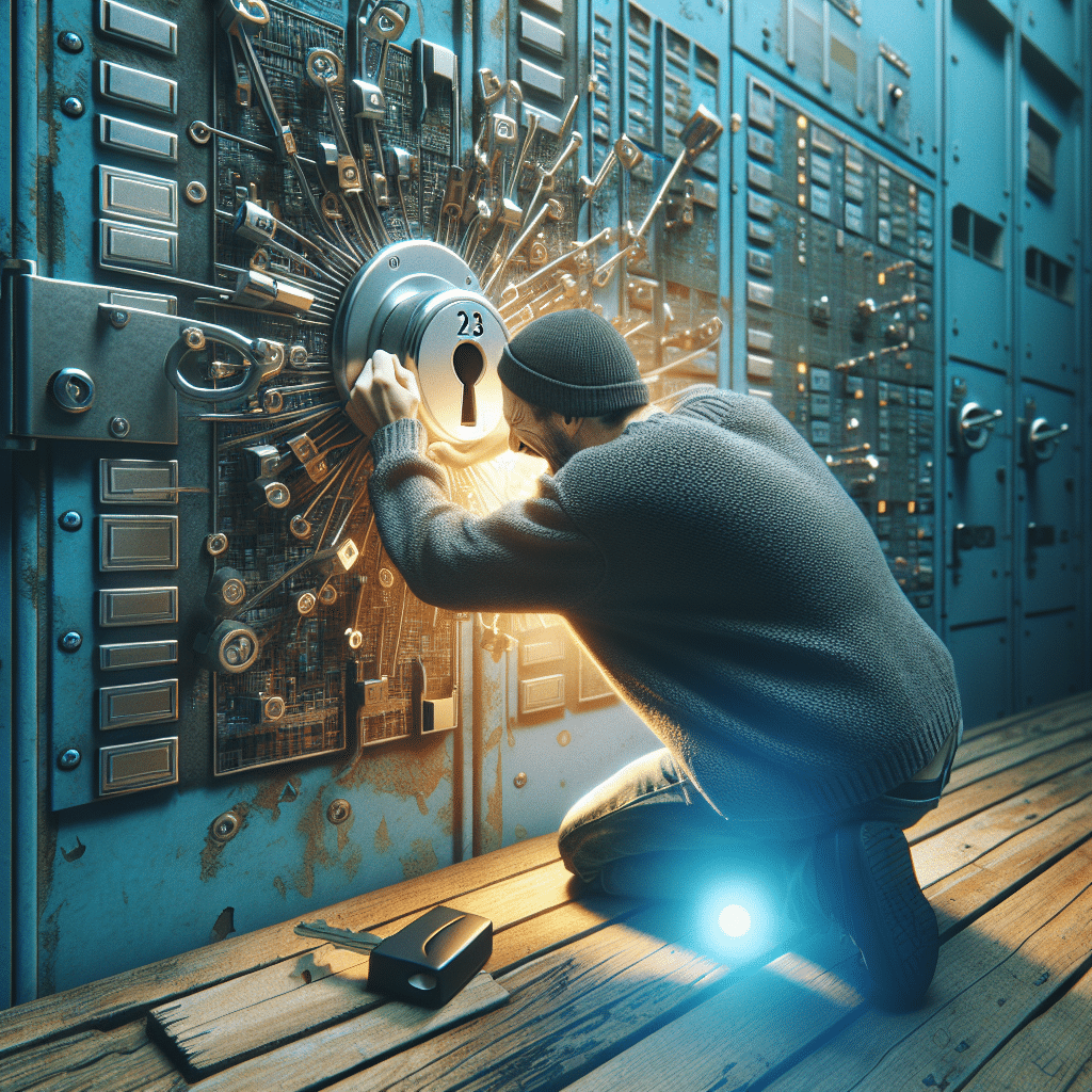 Comment pousser une clé dans une serrure - crédits Dall E 3