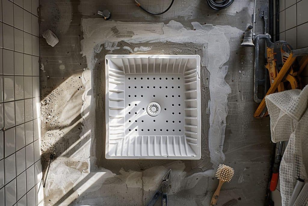 Comment poser un receveur de douche sur dalle béton ?