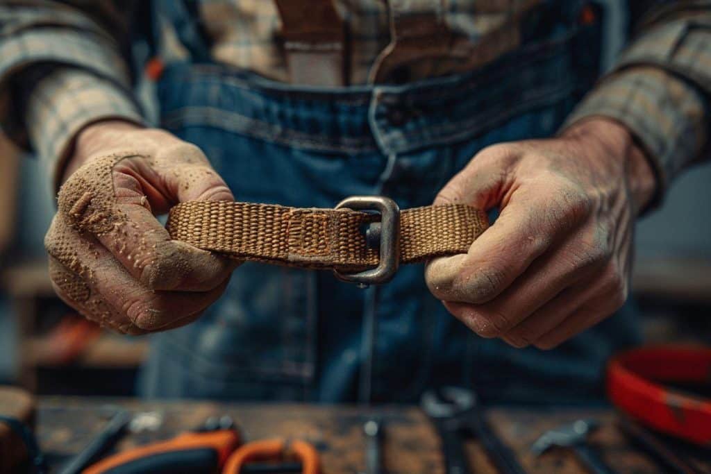 Comment serrer une sangle sans cliquet ?