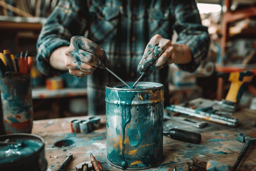 Comment ouvrir un pot de peinture sans tournevis ?