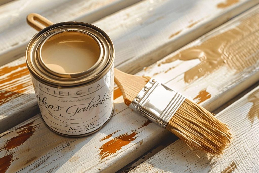Quelle peinture pour lambris vernis sans poncer ?