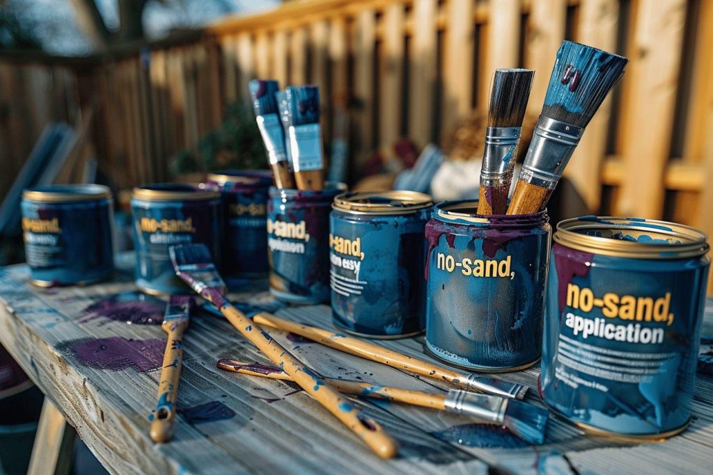 Quelle peinture sur lasure sans poncer ?