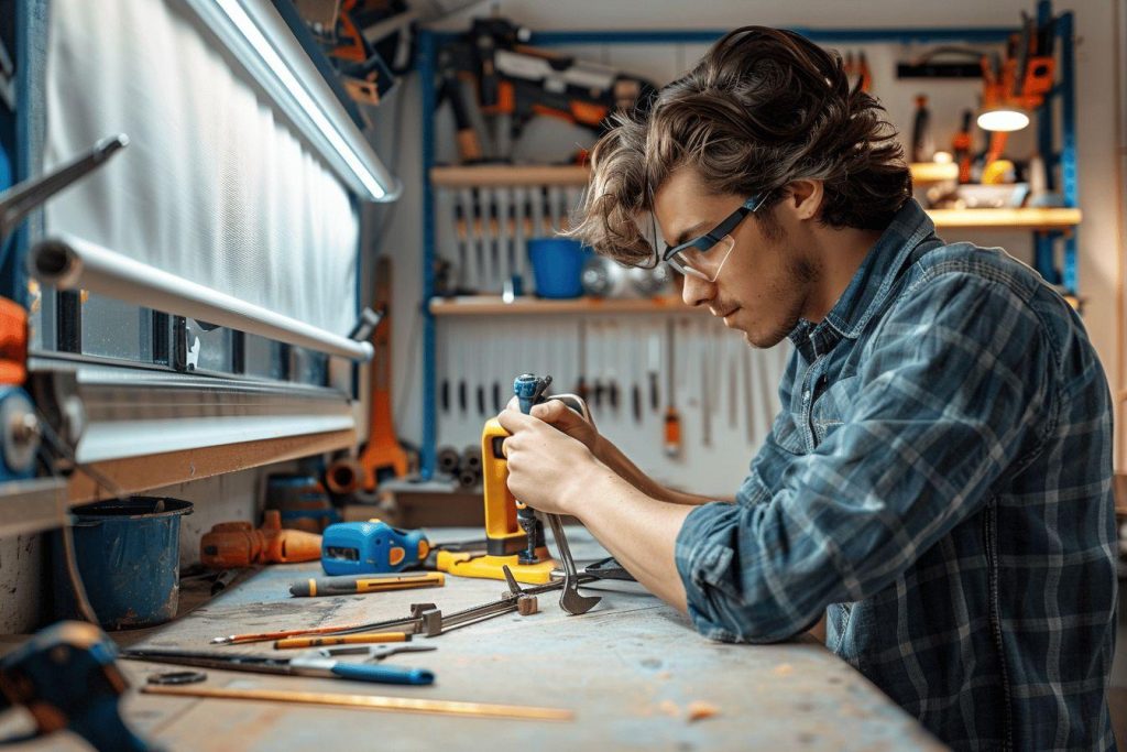 Comment réparer un store enrouleur manuel ?