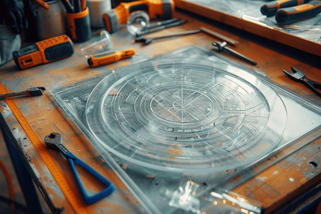Comment couper du plexiglas en rond ?