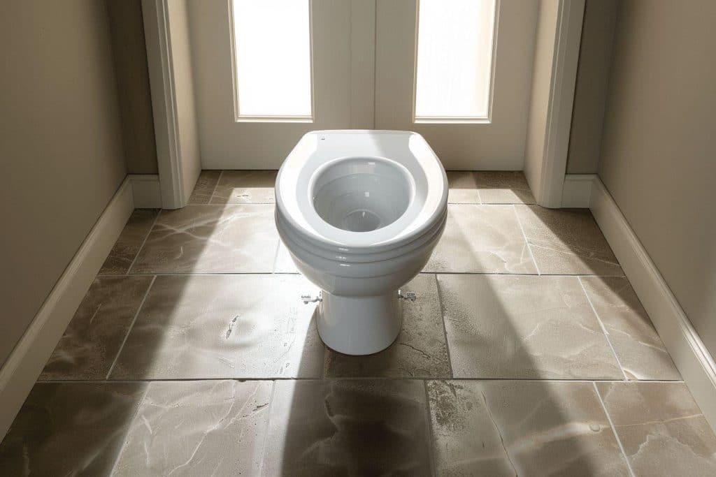 Comment fixer un wc au sol sans percer ?