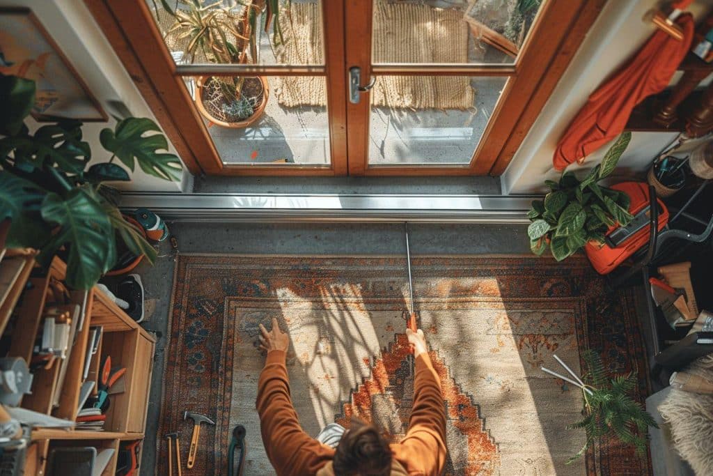 Comment poser une barre de seuil sans percer ?