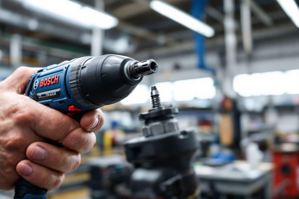 Comment mettre un embout sur une visseuse bosch ?